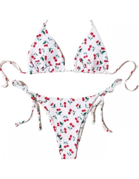 Holiday Split Halter Bikini